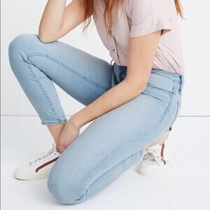 MADEWELL Simon Mid Rise Crop Cigarette Jeans Size 28